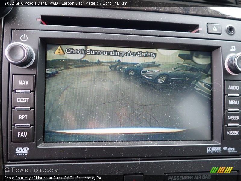 Carbon Black Metallic / Light Titanium 2012 GMC Acadia Denali AWD