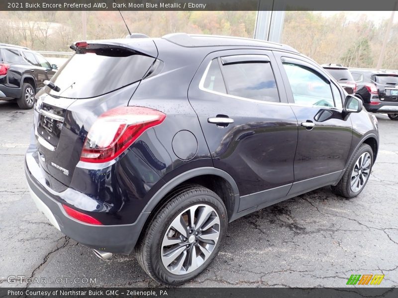 Dark Moon Blue Metallic / Ebony 2021 Buick Encore Preferred AWD