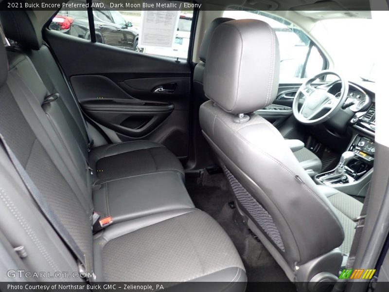 Dark Moon Blue Metallic / Ebony 2021 Buick Encore Preferred AWD