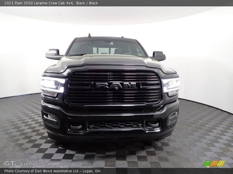 Black / Black 2021 Ram 3500 Laramie Crew Cab 4x4