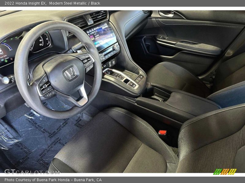 Modern Steel Metallic / Black 2022 Honda Insight EX