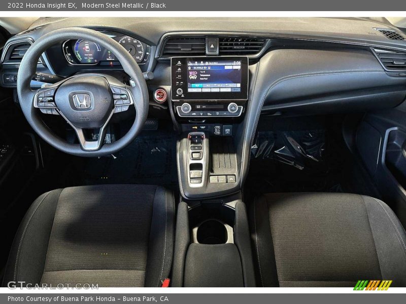 Modern Steel Metallic / Black 2022 Honda Insight EX