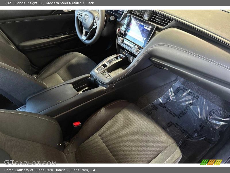 Modern Steel Metallic / Black 2022 Honda Insight EX