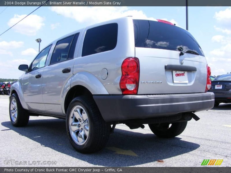 Brilliant Silver Metallic / Medium Slate Gray 2004 Dodge Durango ST