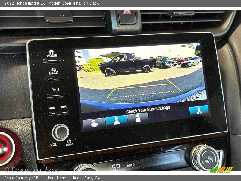 Modern Steel Metallic / Black 2022 Honda Insight EX