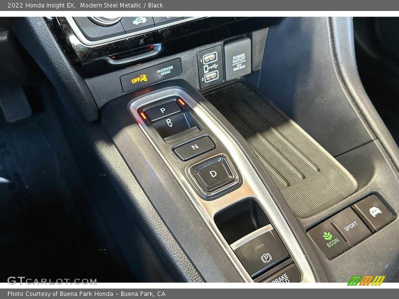 Modern Steel Metallic / Black 2022 Honda Insight EX