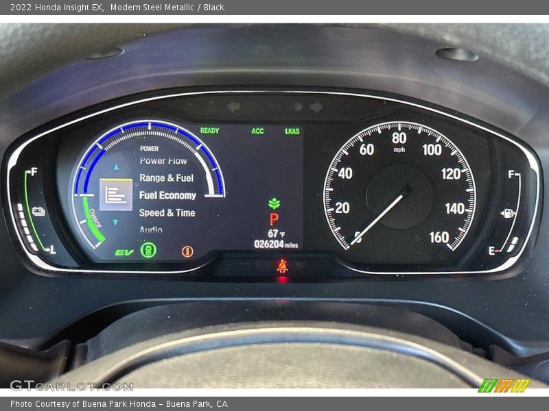 Modern Steel Metallic / Black 2022 Honda Insight EX