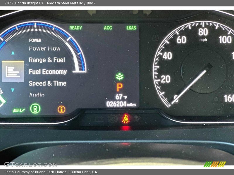 Modern Steel Metallic / Black 2022 Honda Insight EX