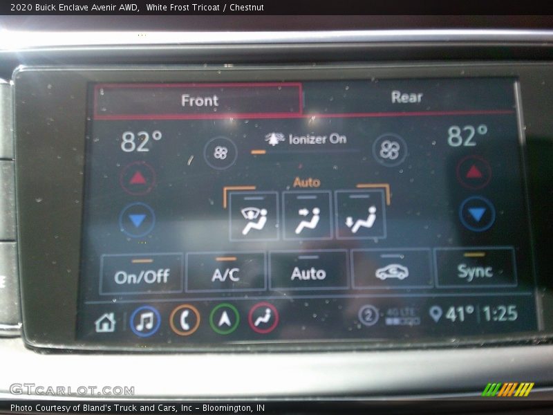 White Frost Tricoat / Chestnut 2020 Buick Enclave Avenir AWD