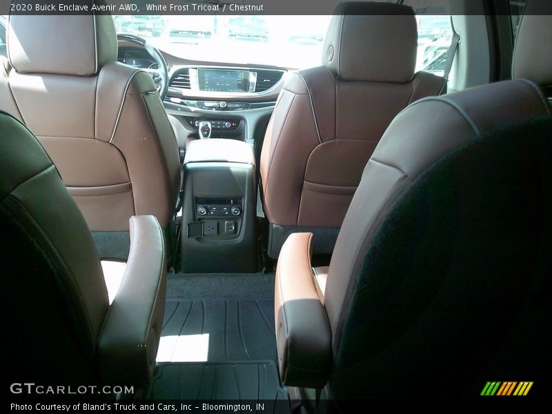 White Frost Tricoat / Chestnut 2020 Buick Enclave Avenir AWD