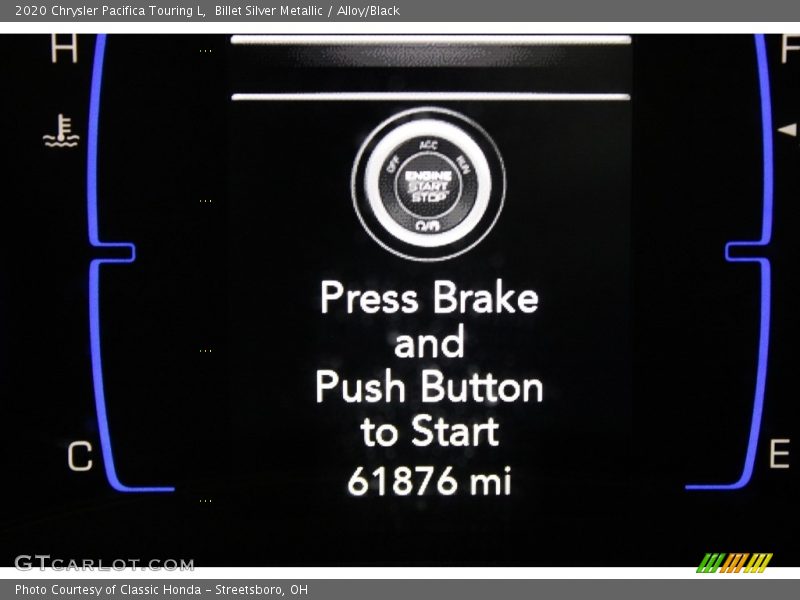 Billet Silver Metallic / Alloy/Black 2020 Chrysler Pacifica Touring L