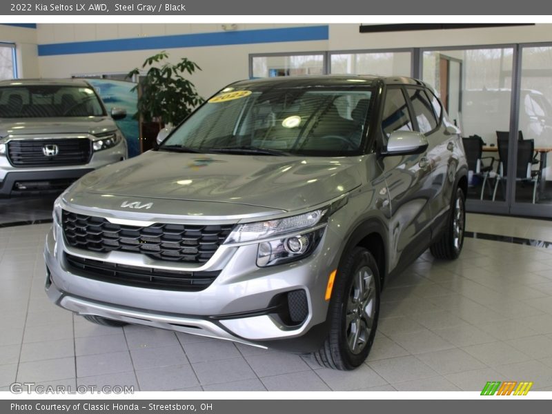 Steel Gray / Black 2022 Kia Seltos LX AWD