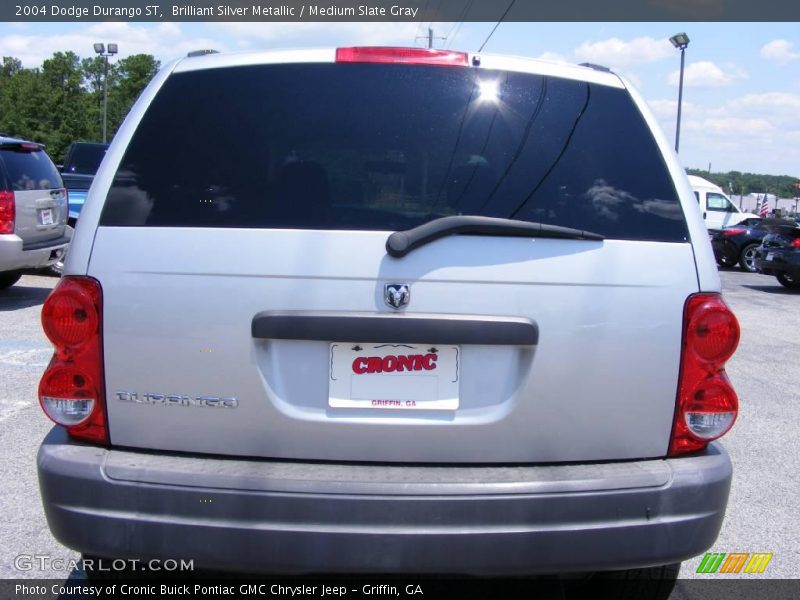 Brilliant Silver Metallic / Medium Slate Gray 2004 Dodge Durango ST