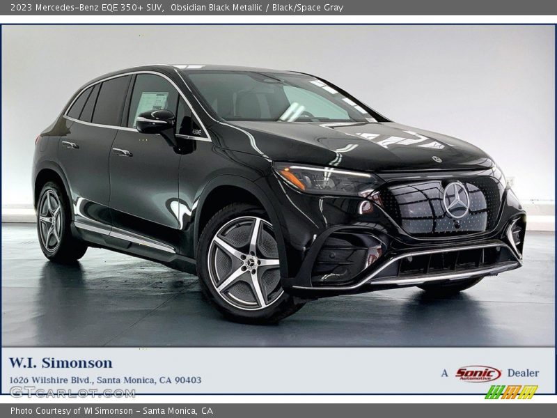 Obsidian Black Metallic / Black/Space Gray 2023 Mercedes-Benz EQE 350+ SUV