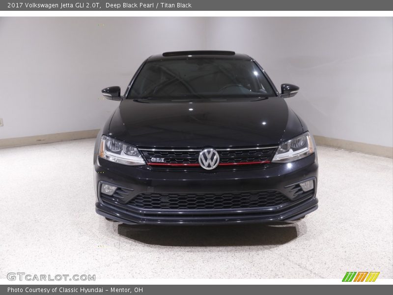 Deep Black Pearl / Titan Black 2017 Volkswagen Jetta GLI 2.0T
