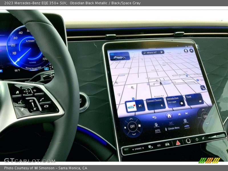Obsidian Black Metallic / Black/Space Gray 2023 Mercedes-Benz EQE 350+ SUV