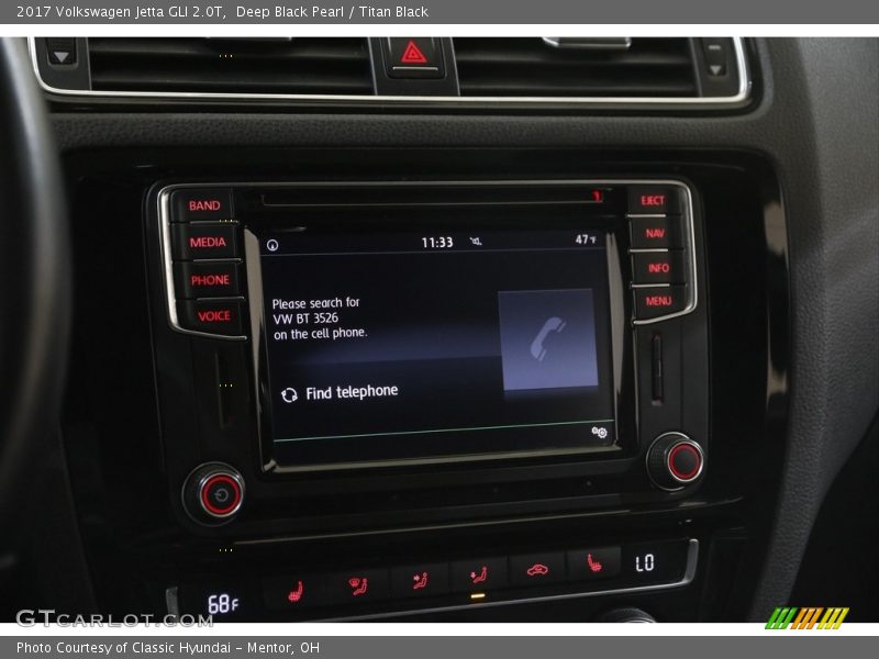 Deep Black Pearl / Titan Black 2017 Volkswagen Jetta GLI 2.0T