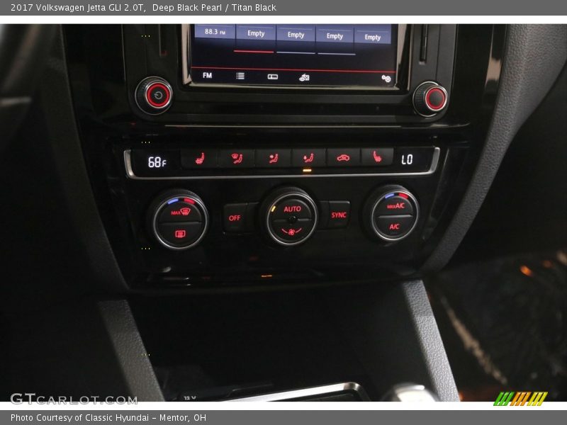 Controls of 2017 Jetta GLI 2.0T