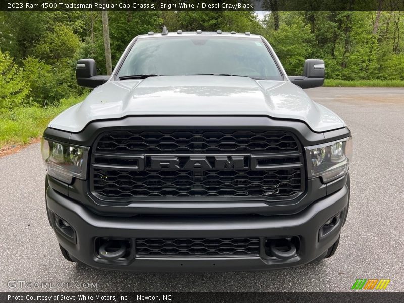 Bright White / Diesel Gray/Black 2023 Ram 4500 Tradesman Regular Cab Chassis