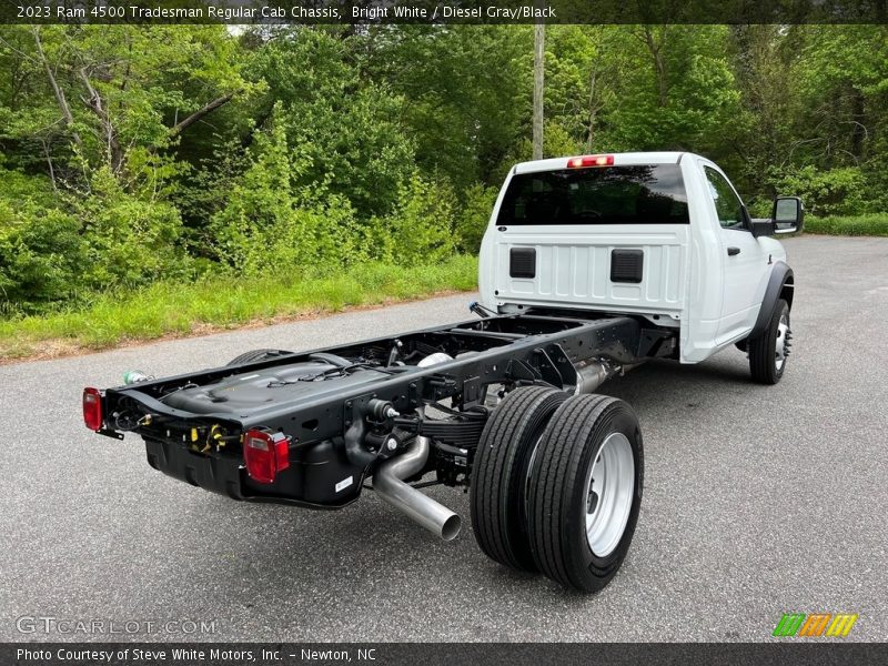 Bright White / Diesel Gray/Black 2023 Ram 4500 Tradesman Regular Cab Chassis