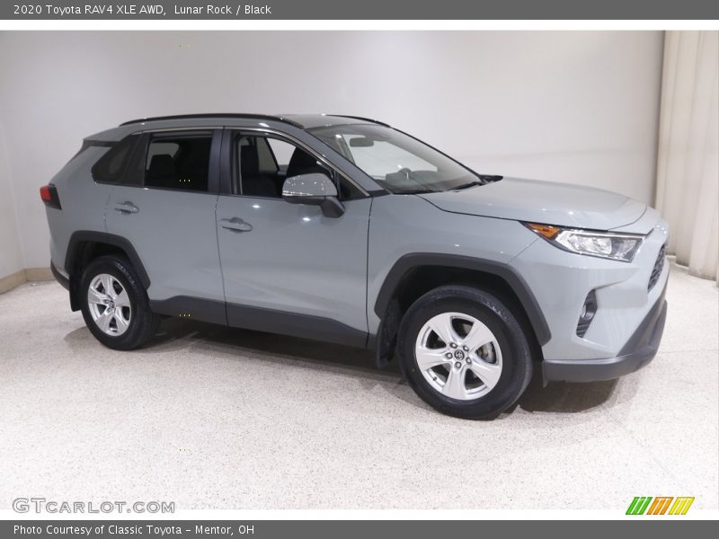 Lunar Rock / Black 2020 Toyota RAV4 XLE AWD