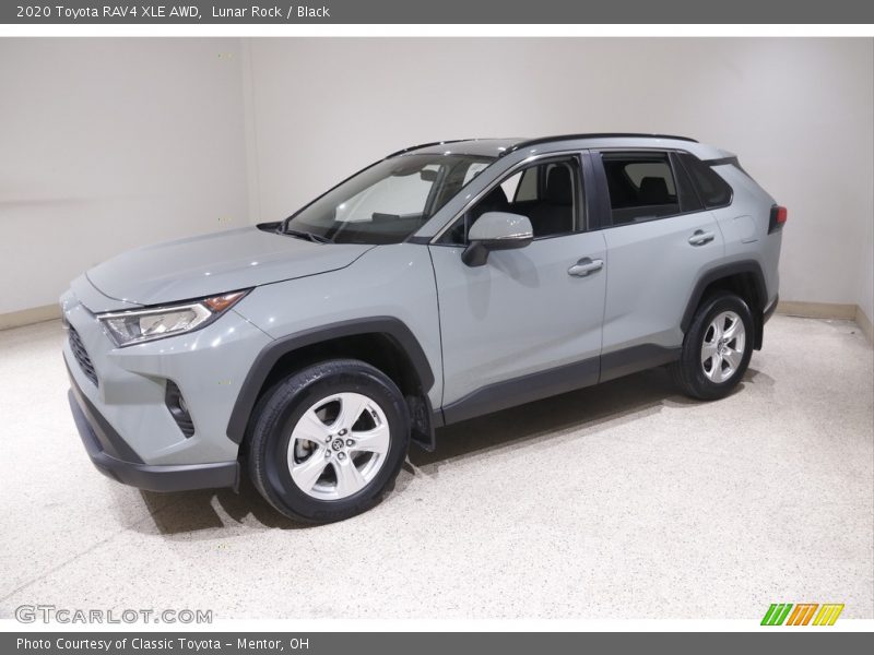 Lunar Rock / Black 2020 Toyota RAV4 XLE AWD