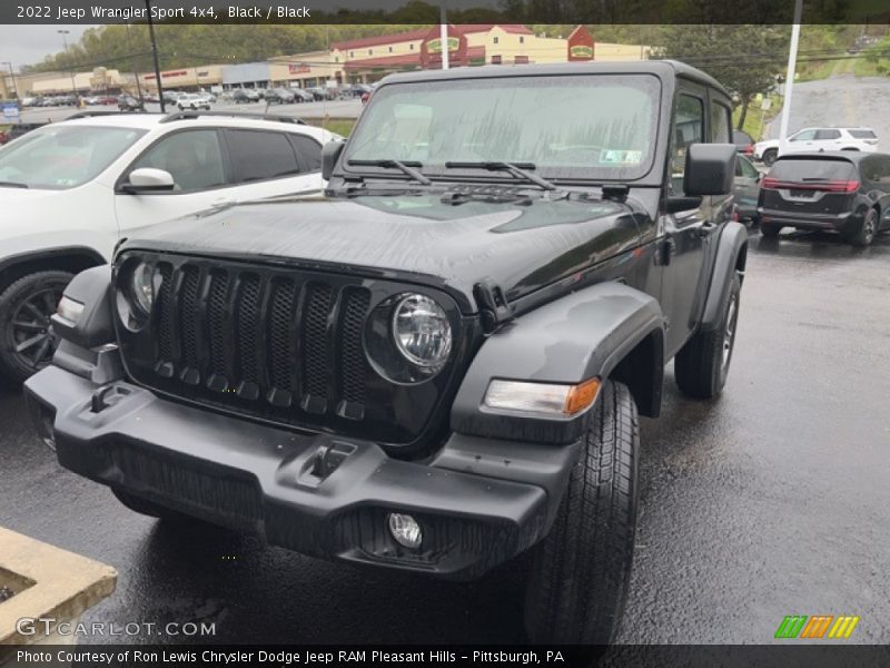 Black / Black 2022 Jeep Wrangler Sport 4x4