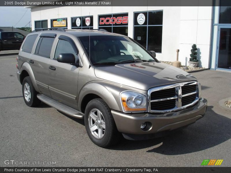 Light Khaki Metallic / Khaki 2005 Dodge Durango Limited 4x4