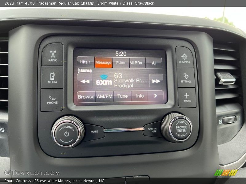 Controls of 2023 4500 Tradesman Regular Cab Chassis