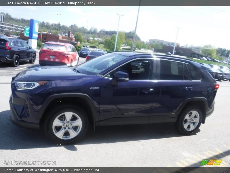 Blueprint / Black 2021 Toyota RAV4 XLE AWD Hybrid