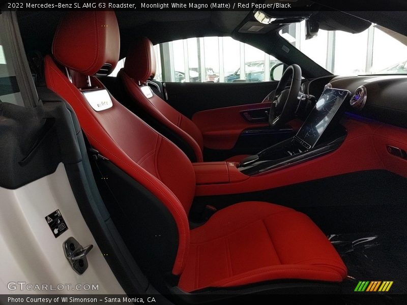 Front Seat of 2022 SL AMG 63 Roadster