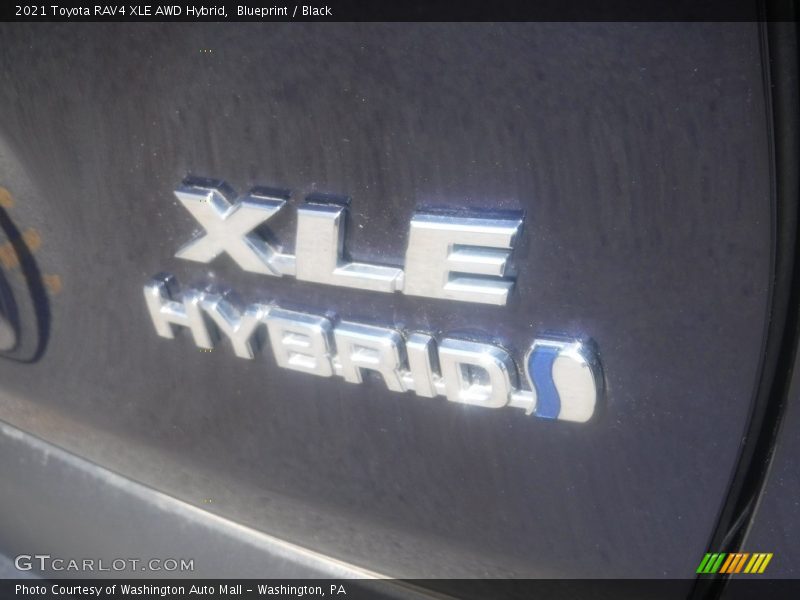 Blueprint / Black 2021 Toyota RAV4 XLE AWD Hybrid