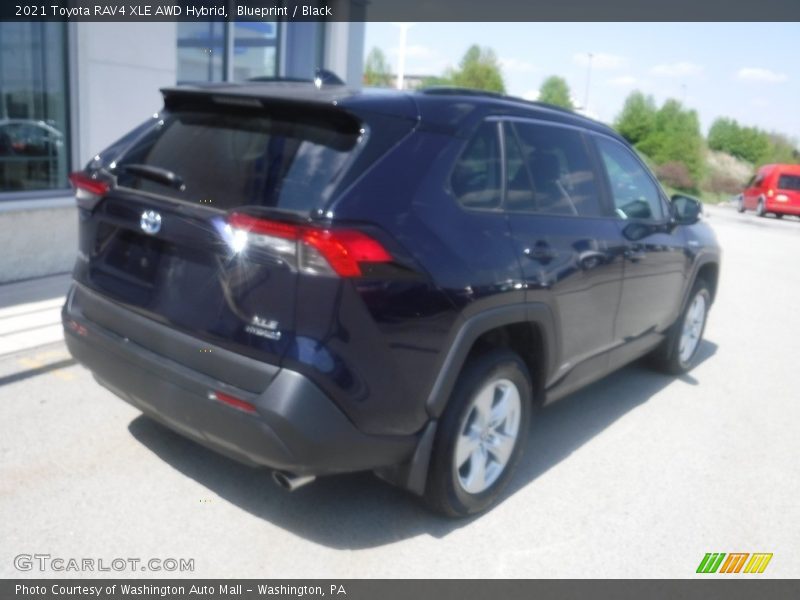 Blueprint / Black 2021 Toyota RAV4 XLE AWD Hybrid