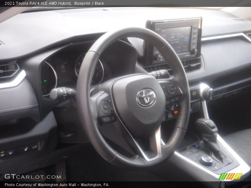 Blueprint / Black 2021 Toyota RAV4 XLE AWD Hybrid