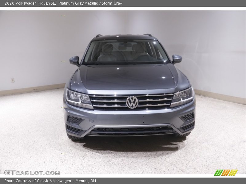 Platinum Gray Metallic / Storm Gray 2020 Volkswagen Tiguan SE