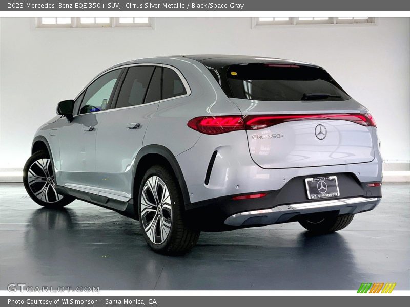 Cirrus Silver Metallic / Black/Space Gray 2023 Mercedes-Benz EQE 350+ SUV