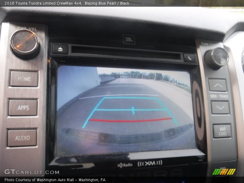 Blazing Blue Pearl / Black 2018 Toyota Tundra Limited CrewMax 4x4