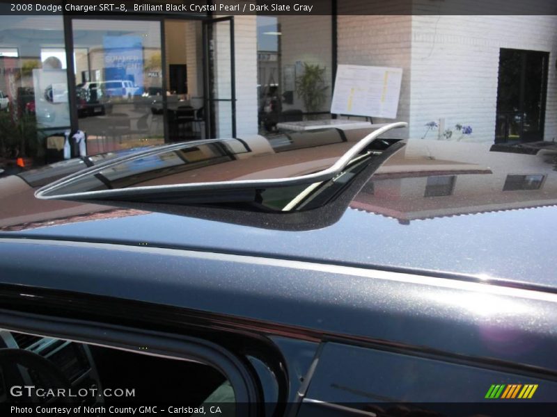 Brilliant Black Crystal Pearl / Dark Slate Gray 2008 Dodge Charger SRT-8