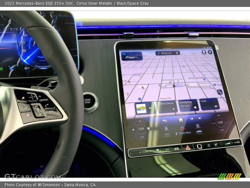 Navigation of 2023 EQE 350+ SUV