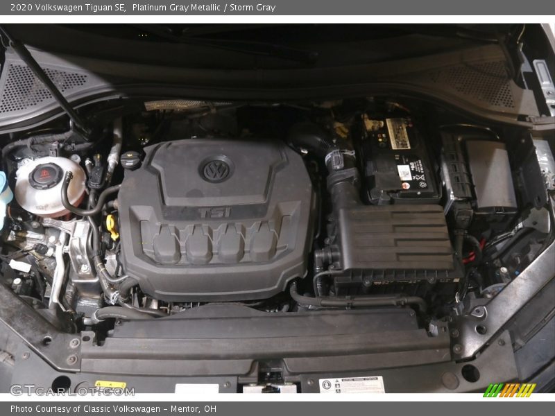 Platinum Gray Metallic / Storm Gray 2020 Volkswagen Tiguan SE
