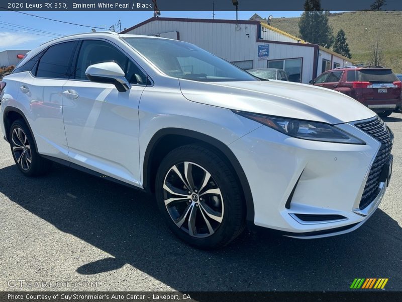 Eminent White Pearl / Black 2020 Lexus RX 350