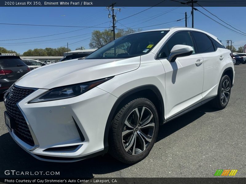 Eminent White Pearl / Black 2020 Lexus RX 350