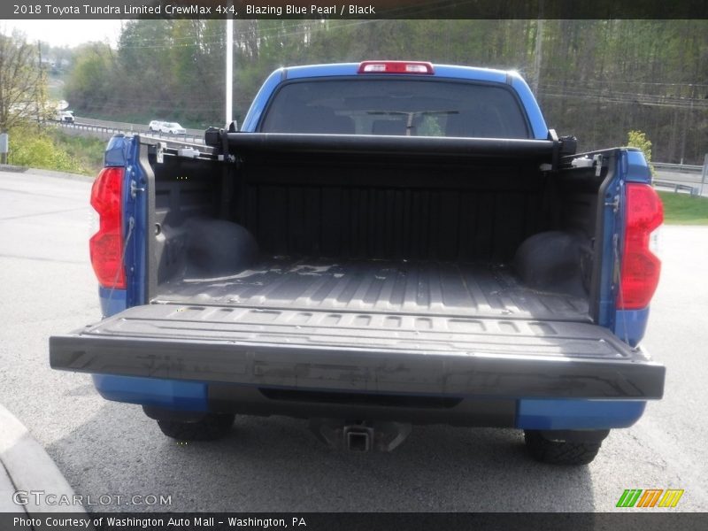 Blazing Blue Pearl / Black 2018 Toyota Tundra Limited CrewMax 4x4