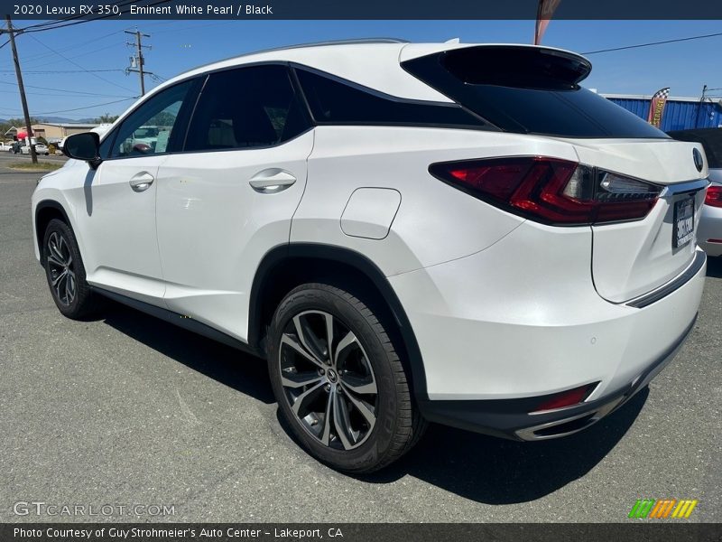 Eminent White Pearl / Black 2020 Lexus RX 350