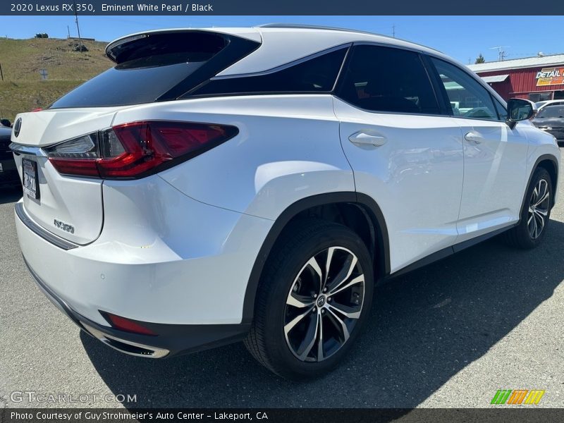 Eminent White Pearl / Black 2020 Lexus RX 350