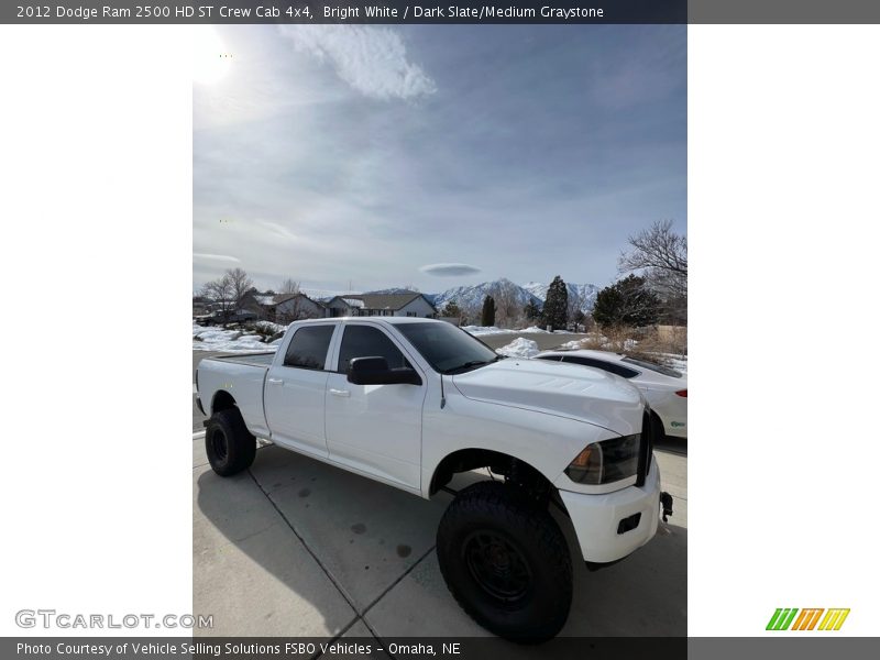 Bright White / Dark Slate/Medium Graystone 2012 Dodge Ram 2500 HD ST Crew Cab 4x4