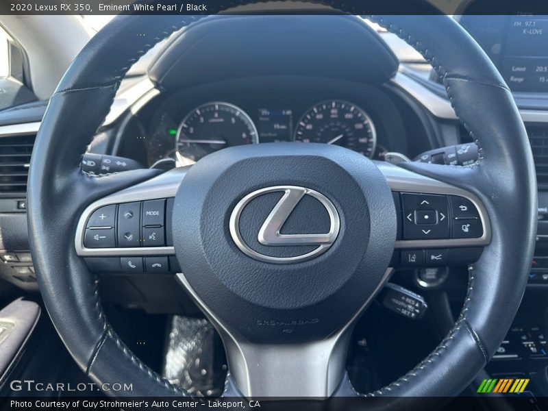 Eminent White Pearl / Black 2020 Lexus RX 350