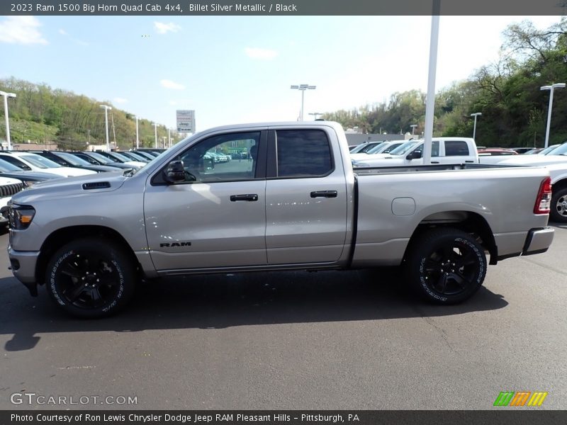 Billet Silver Metallic / Black 2023 Ram 1500 Big Horn Quad Cab 4x4