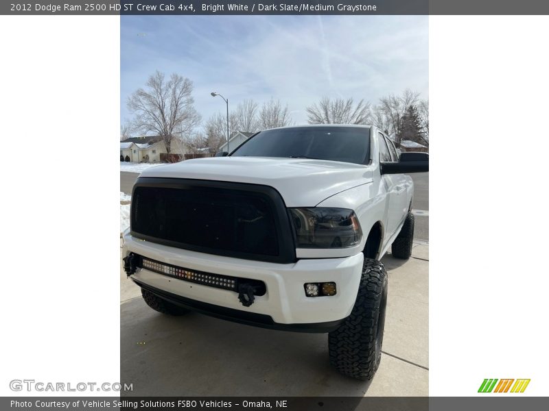 Bright White / Dark Slate/Medium Graystone 2012 Dodge Ram 2500 HD ST Crew Cab 4x4