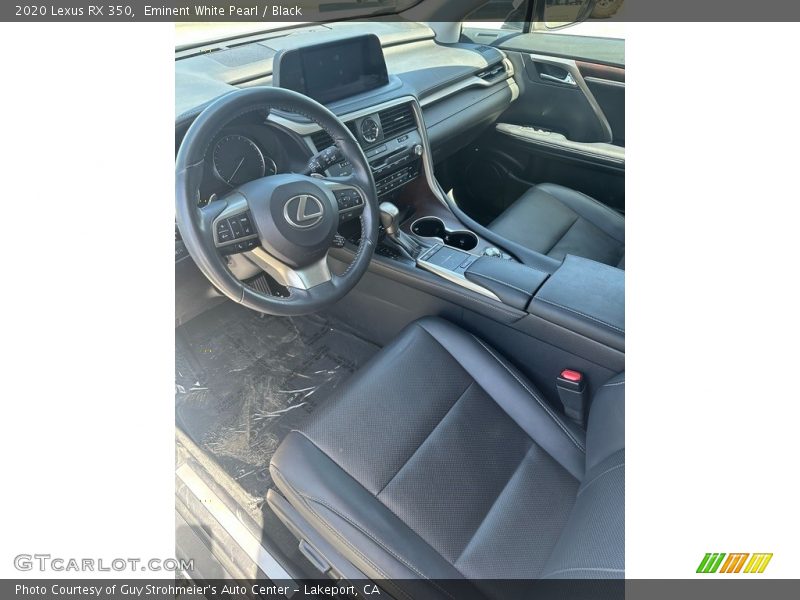 Eminent White Pearl / Black 2020 Lexus RX 350